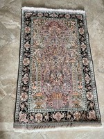 Kasmiri selyem vintage perzsaszőnyeg 150x90