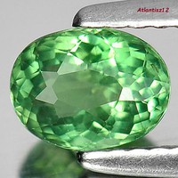 VALÓDI, 100% TERMÉSZETES FOREST GREEN APATIT DRÁGAKŐ 0,81ct (VSI)