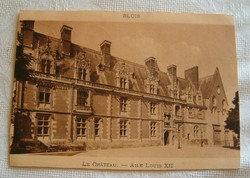 1837 es dátumozású képeslap Blois la chateau aile luis XII 1937 ? ből KIÁRUSÍTÁS 1 forintról