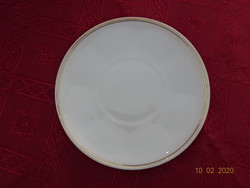 Zsolnay porcelán antik teáscsésze alátét, átmérője 14,8 cm. Vanneki!