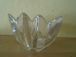 Kosta kristály  üveg kínáló  szép forma csodás darab hibátlan nagyobb méretű 16 x  11,5