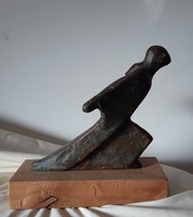 Till Aran: Lendület, bronz szobor