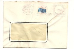 1951 szovjet megszállási zóna német boríték bélyeg levél KIÁRUSÍTÁS