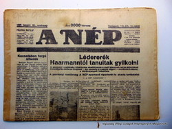 1925 január 18  /  A NÉP  /  Régi ÚJSÁGOK KÉPREGÉNYEK MAGAZINOK Ssz.:  15914