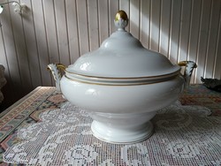 K&A Krautheim Selb Bavaria porcelán levesestál kb. 4 literes,  annyira elehatalgáns!!!