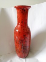 Applied art floor vase - 52 cm!, Large size, rare, marked
