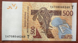 Nyugat-Afrikai Államok TOGO 500 Francs 2012/14 UNC