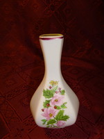 Hollóházi porcelán mini váza, magassága 12 cm. Vanneki!