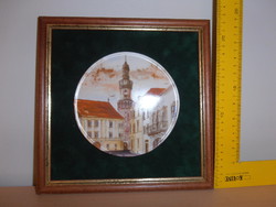 Emlék  plakett Sopron képpel eladó