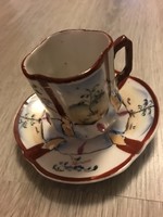 Gyűjtői sárgaréz Keleti mintás csésze kistányérral