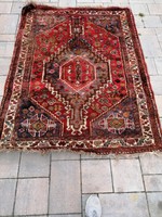 Shiraz Iráni kézicsomózású szőnyeg 156x120cm