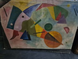 Kandinsky szignós festmény