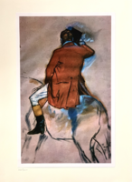 Edgar Degas limitált kiadású litográfia (1961-ben készült)