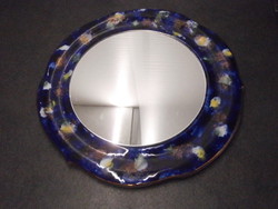 Wallendorfer Echt Cobalt porcelán fali tükör