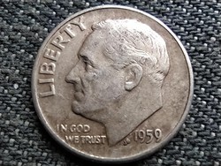 USA Franklin D. Roosevelt .900 ezüst 10 Cent 1959 (id37449)