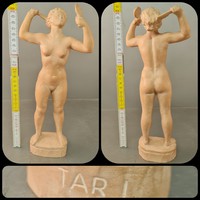 Tar (Theisz) István Fésülködő női akt szobor (1330)