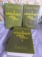 Robert Musil: A tulajdonságok nélküli ember 1-3. (Európa, 1977; osztrák irodalom, regény)