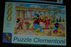 Clementoni Disney puzzle 500 db-os Akropolisz Goofy, Donald, Mickey