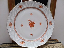 36 cm herendi orange fali tányér