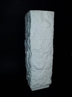Ak kaiser fossil bisquit bisque porcelain vase 29 cm rare special marked