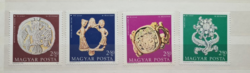 Magyar postatiszta bélyegek 1973 Magyar Nemzeti Múzeum ékszerei bélyeg** sor