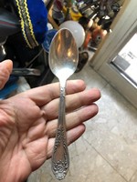 ezüst evőeszköz, fémjellel, 20 cm hosszú, 50 gramm 
