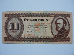 SZÉCHENYI 5000 FORINT 1990 H SOROZAT