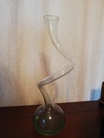 Nice twisted large glass vase