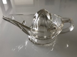 Antik üveg citromfacsaró préselt üvegből