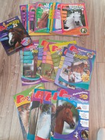 ÚJSÁG Pony Klub Magazin Póni klub gyűjtemény újság csomag 2007 2008 2009 2010 lovas gyerek