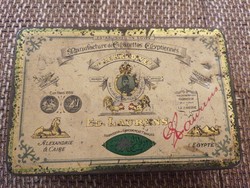 Egyiptomi aranyszipkas cigaretta doboza, antik darab, ritka! 