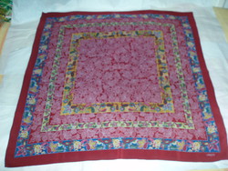 Vintage lancetti real silk scarf