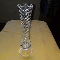 Talpas kristály váza (26 cm)