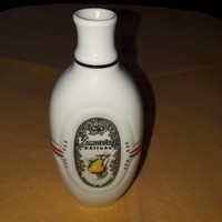 Hollóházi porcelán butélia