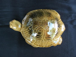 Kerámia teknős fedeles bonbonier vagy ékszertartó