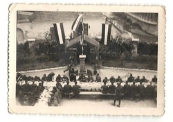 Vilgháborús foró magyar katonák ebéd fénykép hátoldalt ceruzával : eger 1942 jun 8 KIÁRUSÍTÁS