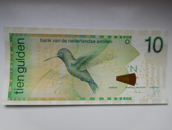Holland Antillák  10 gulden 2014 UNC