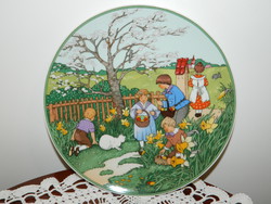 Villeroy & Boch fali tányér "Húsvéti tojás vadászat"