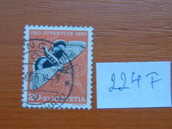 SVÁJC 20 + 10 (R) 1950 Teophill Sprecher - halálának 100. évfordulója, ROVAROK  224F