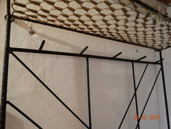 Kovácsoltvas előszobafal falra akasztható 92x175cm