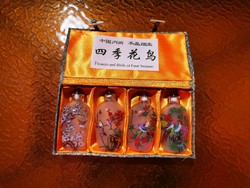 CHINESE PERFUME BOTTLE MINIATURE WITH PAINTING