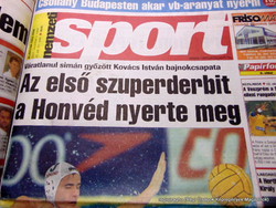 2001 november 5  /  nemzeti SPORT  /  Nagyszerű ajándékötlet! Eredeti újság Ssz.:  17931