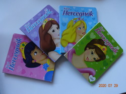 Kicsi hercegnők: Fiorella, Melissza, Tília, Amarillisz - 4 db kemény lapos mesekönyv kislányoknak