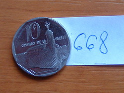 KUBA KONVERTIBILIS 10 CENTAVOS 1994 Medal ↑O↑ Ottawa, Canada CASILLO DE LA FUERZA # 668