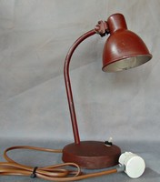 1940 -es évek egyszerű asztali lámpa , olvasólámpa 
