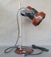 Retro Elektrofém  asztali lámpa , olvasólámpa 