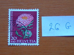 SVÁJC 20 + 10 (R) 1958 Pro Patria - Albrech von Haller születésének 250. évfordulója  26G