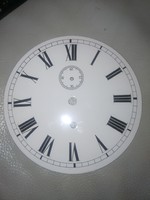 Dial, clock, wall clock dial for a wind-up minute display clock!. Enamel full sled plate 1 heavy watch