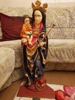Szűz Mária a kis Jézussal régi fa szobor kápolnába is