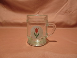 Tulipános ovis - gyerek üveg pohár
